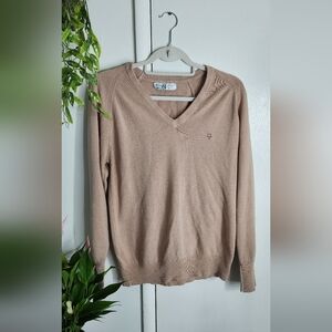 ✨️Christian Dior V-Neck Sweater in Soft Beige